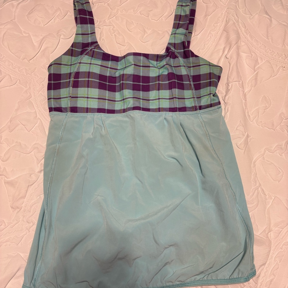 Size 14 purple and teal Ivivva top